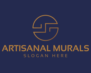 Miminalist Abstract Circle logo design