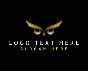 Owl Feather Eye logo