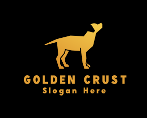 Golden Labrador Dog logo design