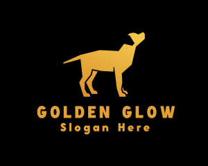 Golden Labrador Dog logo design