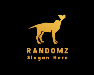 Golden Labrador Dog logo