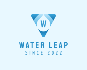 Liquid Water Droplet logo design