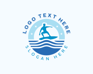 Male Surfing Beachwear logo