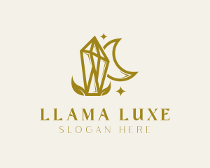 Luxe Moon Stone logo design