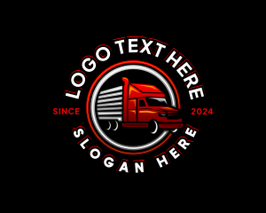 Trailer Truck Delivery logo