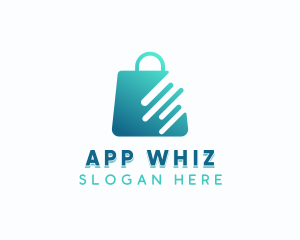 Express Shopping Bag App logo design