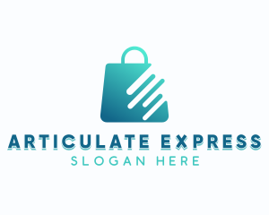 Express Shopping Bag App logo design