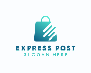 Express Shopping Bag App logo design