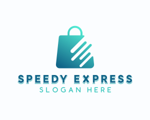 Express Shopping Bag App logo design