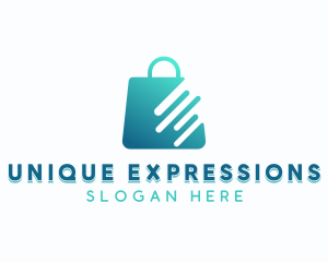 Express Shopping Bag App logo design