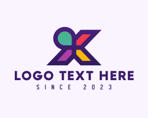Modern Creative Art Letter X logo