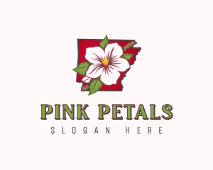 Arkansas Garden Flower logo design