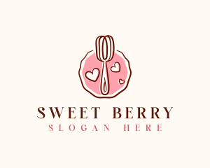 Whisk Baking Sweets logo design