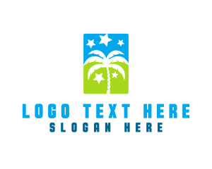 Stars Palm Tree logo