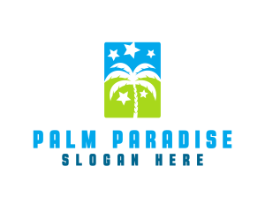 Stars Palm Tree logo