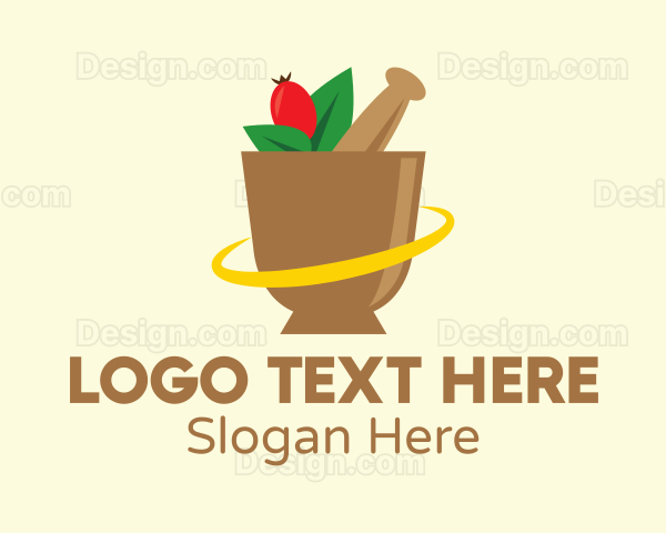 Fruit Mortar & Pestle Logo