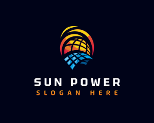 Solar Panel Electricity logo