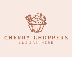 Cherry Cupcake Patisserie logo design