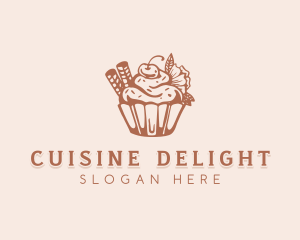 Cherry Cupcake Patisserie logo design