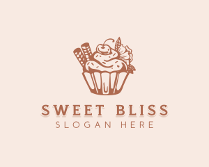 Cherry Cupcake Patisserie logo design