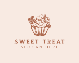 Cherry Cupcake Patisserie logo design