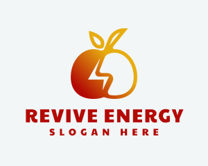 Apple Vitamin Energy logo design