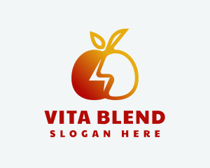 Apple Vitamin Energy logo design