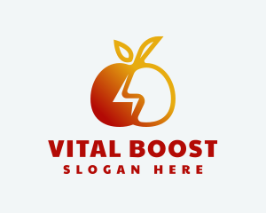 Apple Vitamin Energy logo design