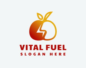 Apple Vitamin Energy logo design