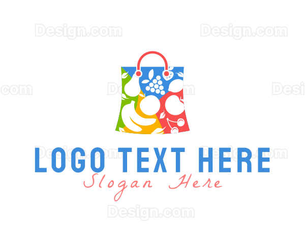 Fruit Shopping Bag Logo