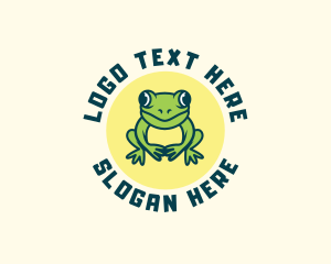 Amphibian - Wildlife Frog Nursery logo design