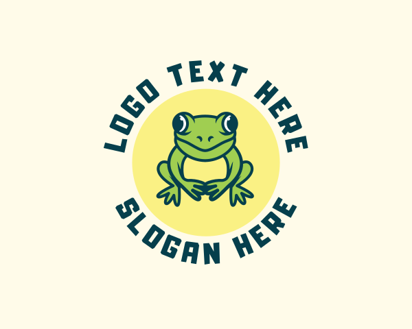 Frog logo example 3