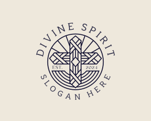 Divine Holy Crucifix  logo