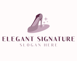 Elegant Stilettos Boutique logo design