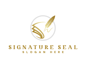 Notary Quill Pen logo