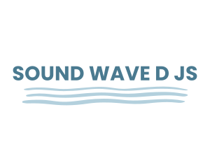 Wave Underline Wordmark logo design