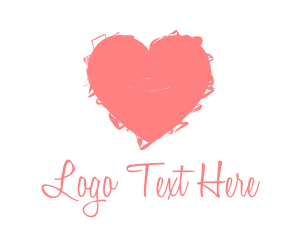 Pink Heart Art Handmade logo