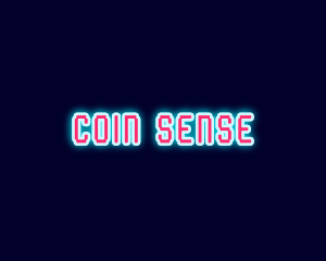 Neon Light Pixel  logo design