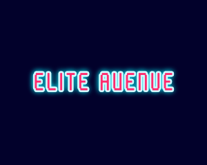 Neon Light Pixel  logo design