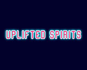 Neon Light Pixel  logo design