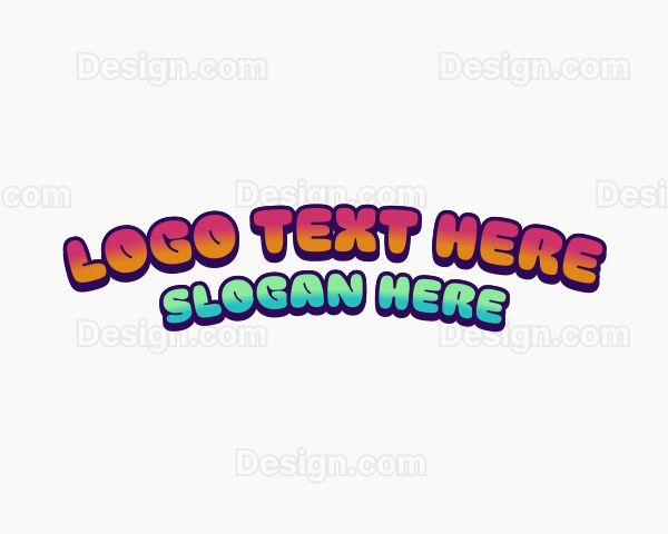 Retro Sweet Candy Logo