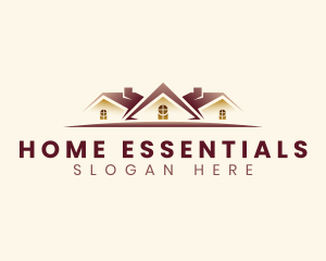 Residential Home Roofing logo design