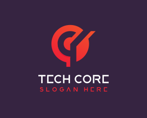 Digital Tech Business logo design