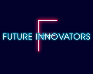 Futuristic Neon Brand logo design