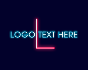 Futuristic - Futuristic Neon Brand logo design