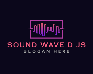 Music Soundwave Record logo design