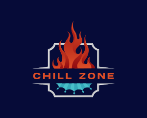 Fire Ice Thermal Cooling logo design