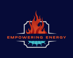 Fire Ice Thermal Cooling logo design