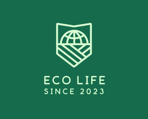 Global Environment Protection logo design