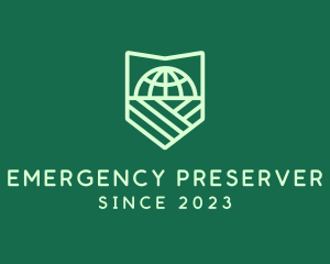 Global Environment Protection logo design